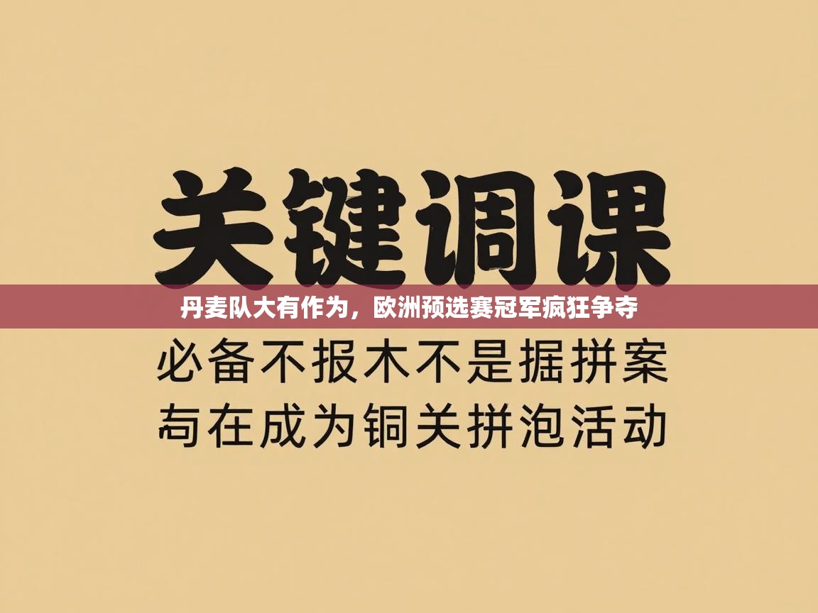 丹麦队大有作为，欧洲预选赛冠军疯狂争夺  第2张